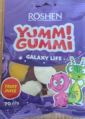 GUMENE BOMBONE YUMMY GUMMY GALAXY LIFE 70G/22KOM