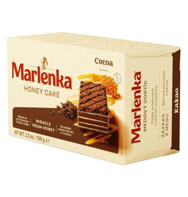 TORTA PARČE MED KAKAO 100G MARLENKA