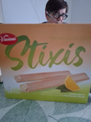 VINCINNI STIXIS WAFER STICKS 250g LEMON