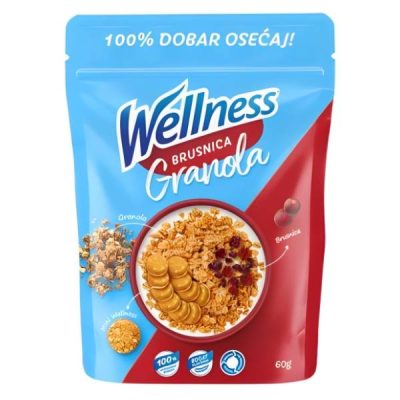 BAMBI WELLNESS GRANOLA BRUSNICA 60G