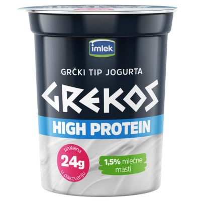 JOGURT GRČKI HIGH PROTEIN 1.5%MM GREKOS 400G