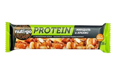 BAR PROTEIN BADEM KIKIRIKI NUT&GO 36G