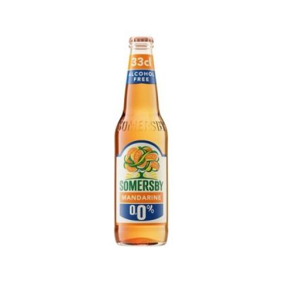 Cider Somersby Mandarina 0% Alkohola 0,33 l