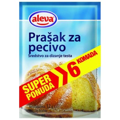 PRAŠAK ZA PECIVO SUPER PONUDA ALEVA 12G 6/1