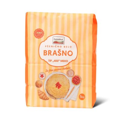 BRAŠNO PŠENIČNO TIP-400 MEKO DANUBIUS 5KG
