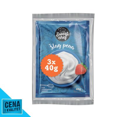 Šlag Pena 3x40 g Sweet Chef