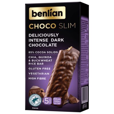 Bar bez Glutena Choco Slim Kakao 85% Benlian 80 g
