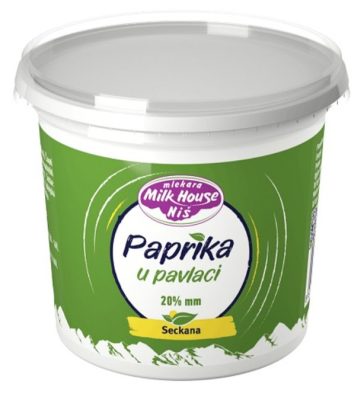 Paprika u pavlaci 20%mm 400g #6 *Milk House*
