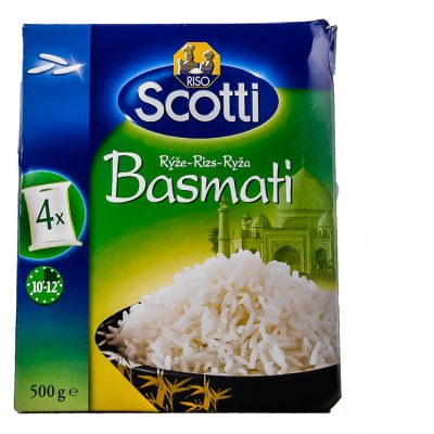 PIRINAČ DUGO ZRNO BASMATI RISO SCOTTI 4X125G