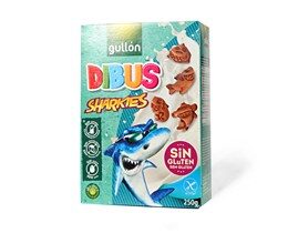 Keks bez Glutena Čokoladni Ajkulice Gullon 200 g