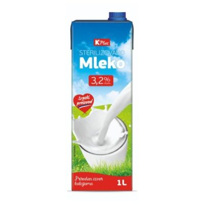 MLEKO UHT 3.2%MM 1L K PLUS I