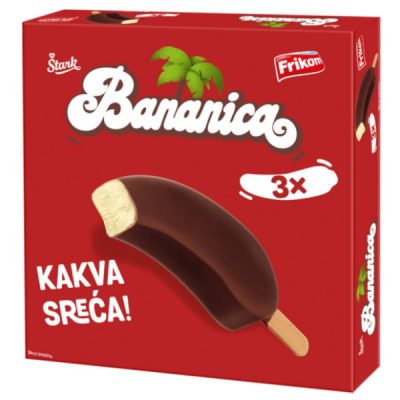 SLADOLED MULTIPACK ŠTAPIĆ BANANICA FRIKOM 255ML