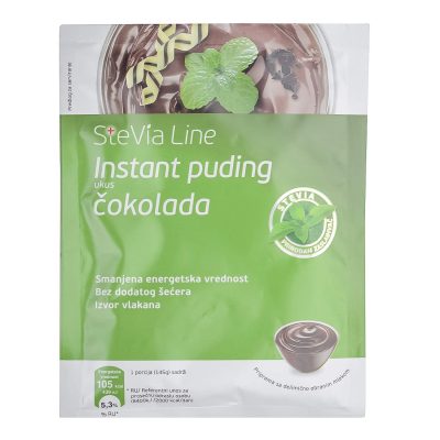 PUDING INSTANT ČOKOLADA SA STEVIOM STEVIA LINE 40G