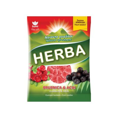 BOMBONE GUMENE BRUSNICA ŠUMI HERBA 90G