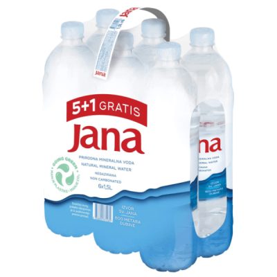 VODA NEGAZIRANA JANA 1,5L 5+1 GRATIS