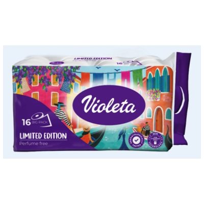 TOALETNI PAPIR 3SL VIOLETA 16/1