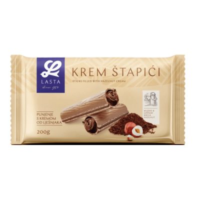 Štapići Krem Lešnik 200 g Lasta