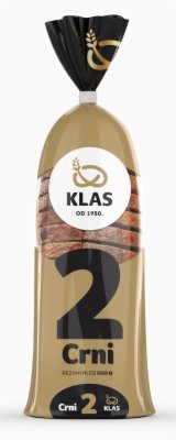 Hleb Crni Rezani Klas 500 g