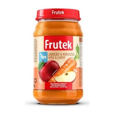 Frutek kasa sargarepa-jabuka 190g 1/6b N