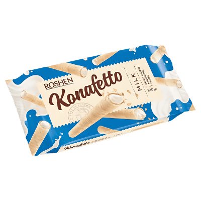 Roleri mlečni 140g Kanafetto Roshen 15