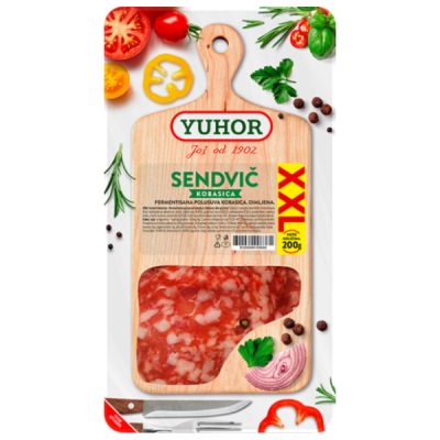KOBASICA SENDVIČ XXL SLAJS 200G YUH