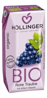 SOK ORGANSKI JABUKA I GROŽĐE HOLLINGER 200ML
