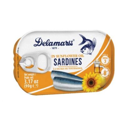 SARDINE U BILJNOM ULJU DELAMARIS 90G