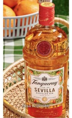 DŽIN TANQUERAY FLOR DE SEVILLA 0.7L