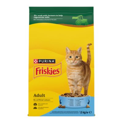 FRISKIES GRANULE ZA MACKE - LOSOS 1,5 KG