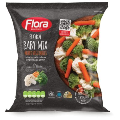 SMRZNUTO POVRĆE BABY MIX FLORA 400G