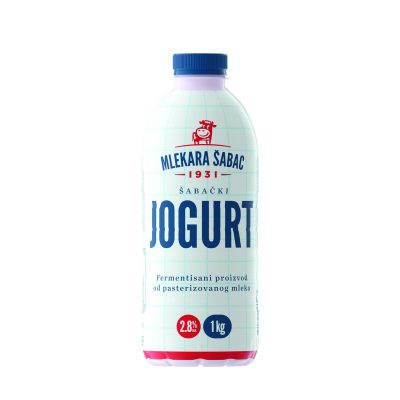 JOGURT MLEKARA ŠABAC 2,8%MM 1KG PET
