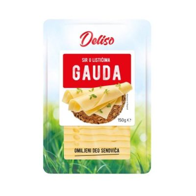 SIR GAUDA SLAJS 150G DELISO