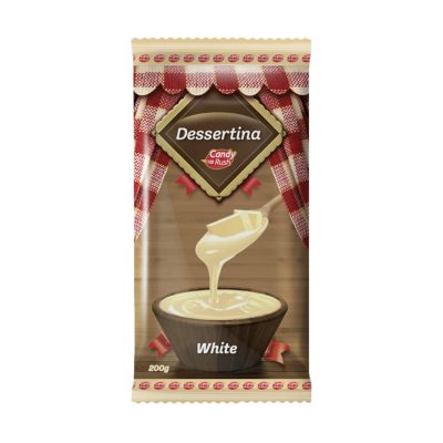 ČOKOLADA ZA JELO I KUVANJE BELA DESSERTINA 200G