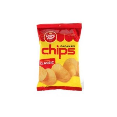 ČIPS CHIPS WAY ČAČANSKI SLANI REBRASTI 90G