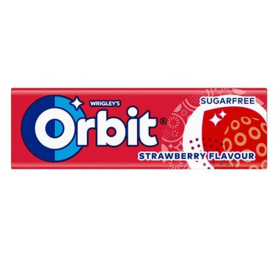 Žvake Strawberry Orbit 14 g