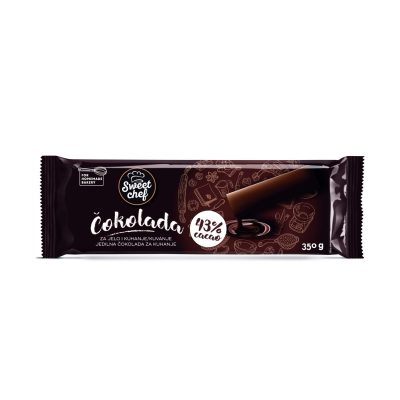 Čokolada Kuvanje 43% 350 g Sweet Che