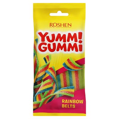 Bombon Yummy Gummy Sour Belts 70 g