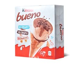 SLADOLED MULTIPAK KORNET KINDER BUENO 4X90ML