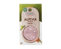 Alpska kobasica slajs 100g Yuhor
