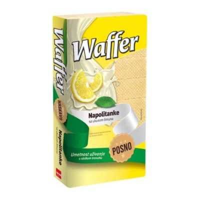 MORAVKA VAFEL POSNI LIMUN 400GR WAFFER