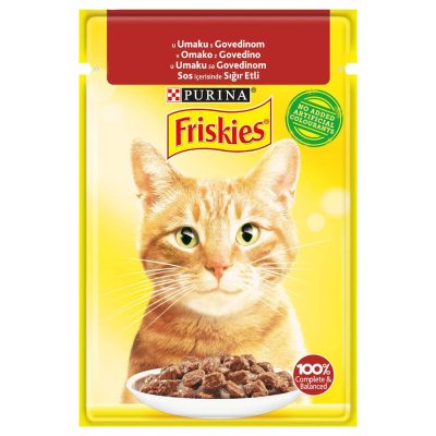 HRANA ZA MAČKE PRELIV GOVEDINA FRISKIES 85G