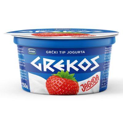 JOGURT GRČKI GREKOS JAGODA 150G