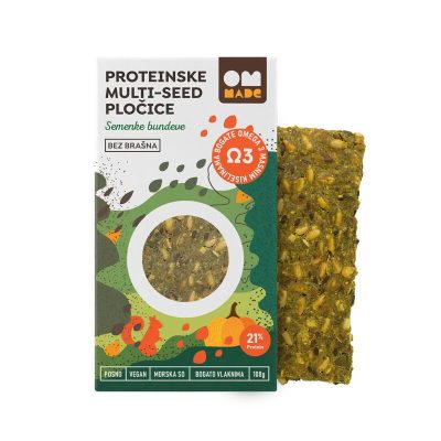 PLOČICE PROTEINSKE BEZ BRAŠNA BUNDEVA OM MADE 108G