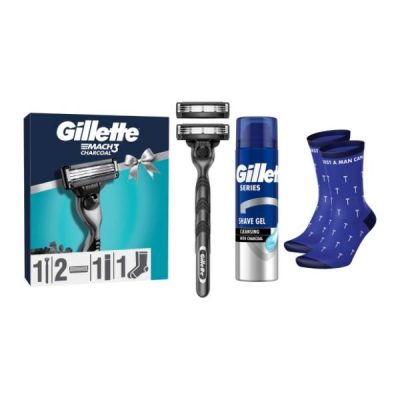 Gillette Mach 3 Charcoal Set