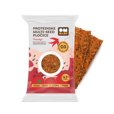 PLOČICE PROTEINSKE BEZ BRAŠNA PARADAJZ OM MADE 54G