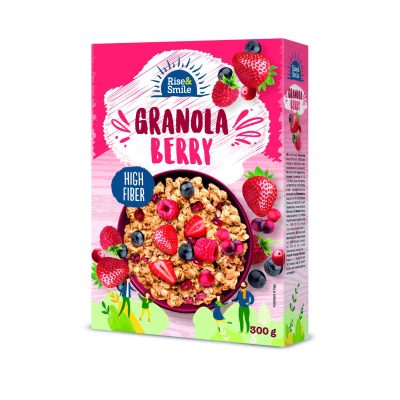 Granola Berry 300 g Rise&Smile