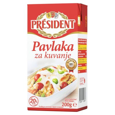 PAVLAKA ZA KUVANJE PRESIDENT 20%MM 200G