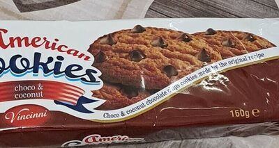 KOLAC AMERICAN COOKIES KOKOS I CIPS 160G NNC