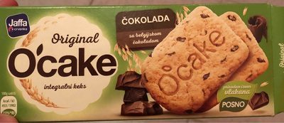 KEKS JAFFA O CAKE SA KOMADIĆIMA ČOKOLADE 115G