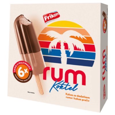 SLADOLED MULTIPACK ŠTAPIĆ RUM KOKTEL 390ML
